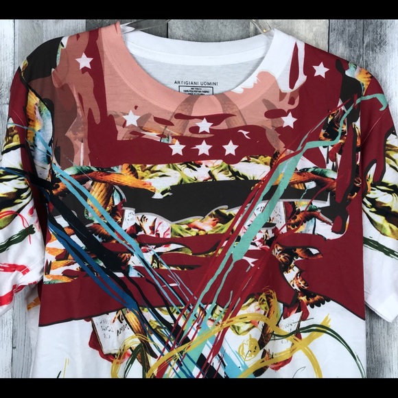 Artigiani Uomini Art Tee Limited Edition Sz Lg EUC - Picture 6 of 8